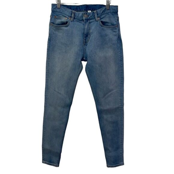 Weekday Womens Body High Rise Bleecker Cone Mom Jeans Light Wash Size 29‎ - Picture 1 of 13